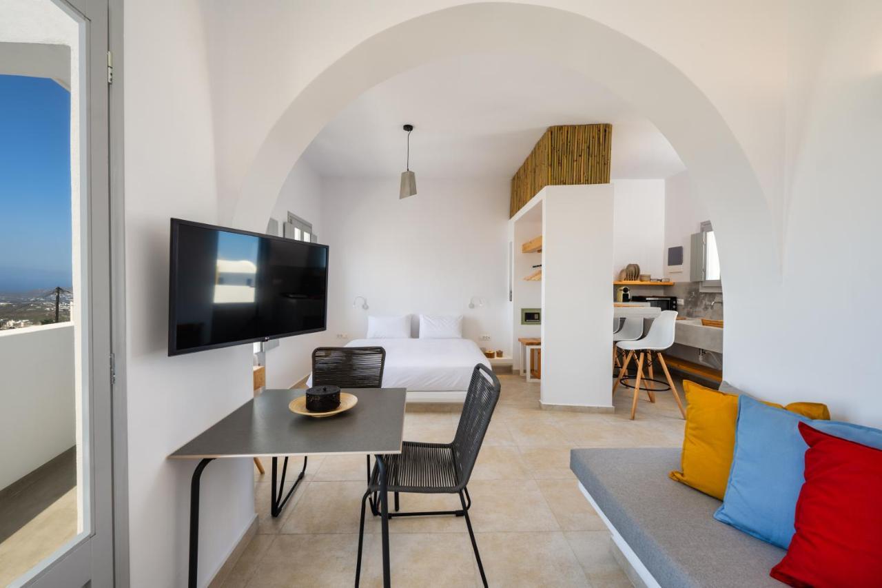 Astivi Santorini Apartments Pyrgos Kallistis ภายนอก รูปภาพ