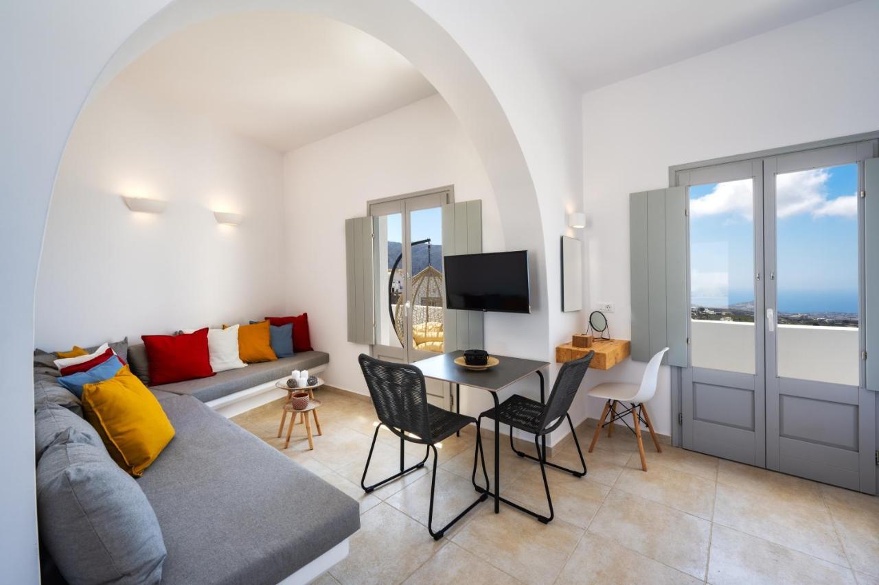 Astivi Santorini Apartments Pyrgos Kallistis ภายนอก รูปภาพ